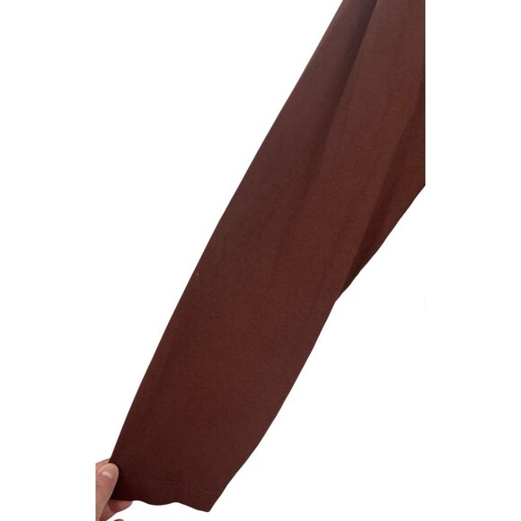 Susan Graver Style Womens Brown Round Neck Long Sleeve Top Size 1X - Picture 3 of 7